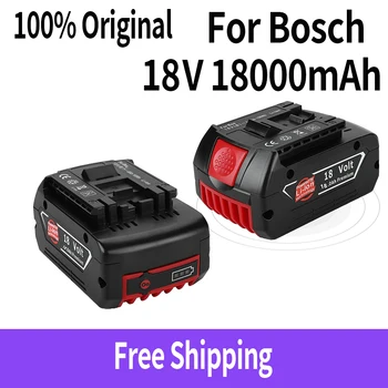 Par 18V, Bosch 18000mAh Uzlādējams elektroinstrumentu Akumulatoru ar LED Li-ion Nomaiņa BAT609, BAT609G, BAT618, BAT618G, BAT614