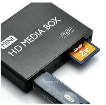 Mini 1080P Full HD Media Player - AV HDMI USB Atbalsts