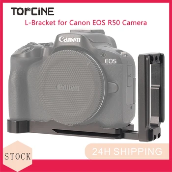 Topcine EOS R50 L Turētājs, paredzēts Canon EOS R50 Kameru, Arca Stila Compatiable Quick Release Plate,Horizontālā un Vertikālā Fotografēšana