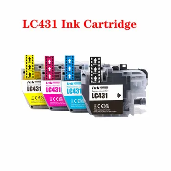JAUNU LC431 LC431XL Savietojams Brālis LC431 LC431XL tintes kasetne MFC-J6955DW J6957DW J6959DW Printeri tintes