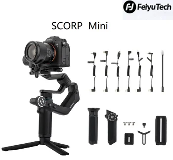 FeiyuTech 2022 Jaunu SCORP Mini All-in-One Gimbal Stabilizators 3-Ass Rokas par Gopro 9 10 Viedtālrunis Mirrorless Kameras Darbību
