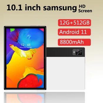 2023 Jaunu HD Ekrāns Pasaules Planšetdatoru Snapdragon 845 Android 12.0 12 GB RAM 512 GB ROM Tablette PC 5G Dual SIM Karti Vai WIFI TABLET
