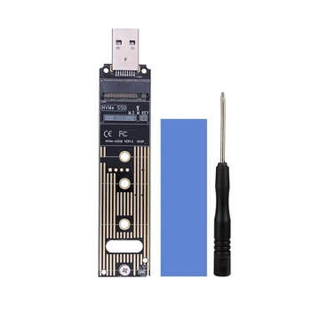 Pārsūtīt Kartes M. 2 Cietvielu Diska NVME Protokols USB3.1 Adaptera Karti SSD Cietvielu Disku, TIPA K-Line Paplašināšanas Karti