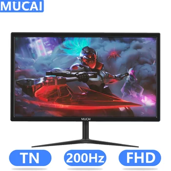 MUCAI 24 Collu Monitors, 165Hz Spēļu Datoru 200Hz Display FHD) 1080P Gaismas Ekrāns HDMI-saderīgam DP Jauda Por 1920*1080
