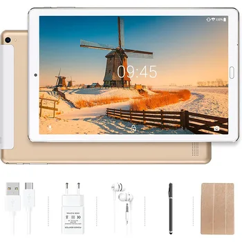 Globālo Versiju Yestel X2 Planšetdatora 10.1 Collu Octa Core 8000 mAh Tablete PC 120Hz 2.5 K LCD Displejs Zelta Tablete Android 12