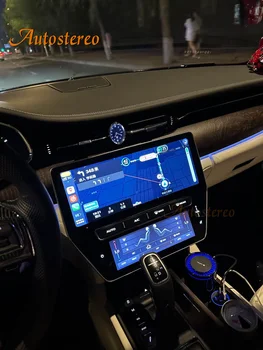 Auto Radio Android 12 Maserati GT/GC GranTurismo Gaisa kondicionētājs AC Paneli, Auto GPS Navigācija, Klimata Valdes Multimediju Atskaņotājs