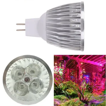 DIY LED U-Mājas MR16 5W AC12V LED Augu audzēšana Gaismas, LED Spuldzes, 3 Blue+2 Sarkanās Gaismas efektu Izraisošo Piegāde no ASV Noliktavā