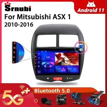 Srnubi Android 11.0 Auto Radio Mitsubishi ASX 1 2010-2016 Multivides Video Atskaņotājs 2Din 4G Navigācijas Carplay DVD Galvas Vienības