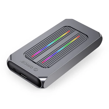 ORICO M. 2 NVME Cieto Disku Kamerā USB3.2 Gen2 10Gbps Piedziņas Gadījumā Ar RGB Apgaismojums