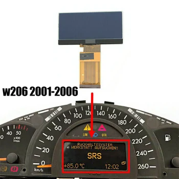 Instrumentu Kopu LCD Ekrānu Dash Paneļu ForMercedes C-Klase W203 2001-2006 G-Klases W463 2002. - 2006. gadam