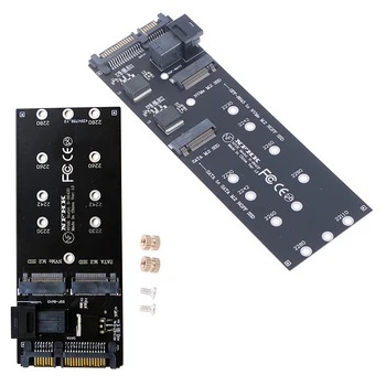 22Pin SATA Adapteri SFF-8643 M. 2 U2 Komplekts NGFF M-Taustiņu, Lai Slimline SAS NVME PCIe SSD SATA SSD Adapteris (Mainboard)
