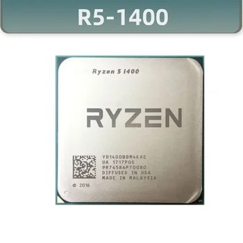 Ryzen 5 1400 R5 1400 3.2 GHz Quad-Core CPU Procesors YD1400BBM4KAE Ligzda AM4 R5-1400