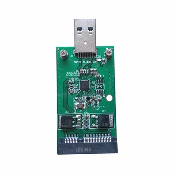 Mini PCI-E mSATA USB 3.0 Ārējo SSD Converter Datu Pārraides Adapteris Modulis Paplašināšanas Karti Windows Vista/7/8/Mac JAUNAS