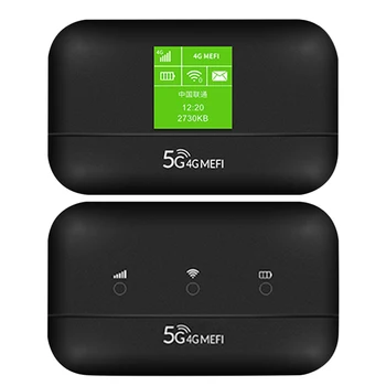 Portatīvo 4G LTE, WiFi Router 150Mbps USB WiFi Modemu 4G SIM Karti LCD Indikators 3000mAh Kabatas MIFI Hotspot 4g Dongle