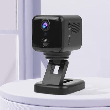 HD Home Security Videokamera divvirzienu Domofons Pagriezt Bezvadu Iekštelpu Kamera Nakts Redzamības Zema Enerģijas Patēriņa Biroju Auto Mājas