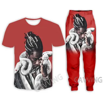 Reperis Young Slepkava 3D Drukas Gadījuma T-krekls + Bikses Skriešanas Bikses vai Bikses, Uzvalks, Drēbes Sieviešu/ Vīriešu Uzvalku Komplekti Drēbes U02