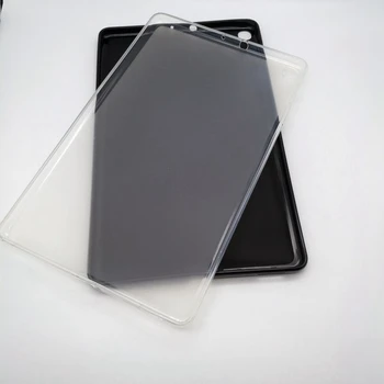 Silikona Gumijas Mīksto TPU Aizmugurējo Vāciņu Case for Samsung Galaxy Tab 10.1 2019 SM-T510 SM-T515 T510 T515 + Irbuli