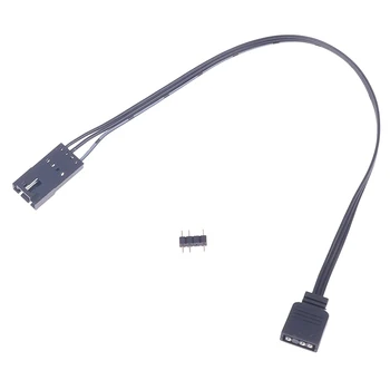 25cm RGB Cable 3-Pin 5V Adapteris Savienotājs Corsair SP/HD/LL/ML/QL RGB Standarta ARGB