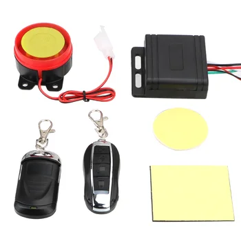 Apsardzes Signalizācijas Sistēma, Motociklu, Velosipēdu Smart Signalizācija Anti-theft 12V Car Styling Tālvadības pults Taustiņu Auto Keyring