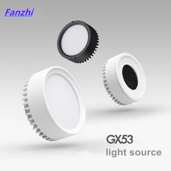 GX53-led gaismas avota modulis, trauku downlight, 7W lodziņu, spuldzes, drosme griestu gaismas bez strobe
