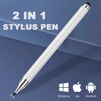 Universālie 2 in 1 Stylus Pildspalva iPhone iPad Planšetdatoru Capacitive Touch Zīmuli Samsung Android Tālrunis Zīmēšanas Touch Ekrāns Pildspalva