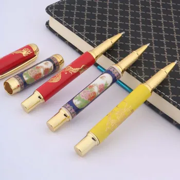 1 Gab. Modes Rollerball Pildspalvu Keramikas Ķīniešu Glezniecības 0.5 MM Uzpilde Tintes Pildspalvas, Biznesa Birojs, Skolas Piederumi Rakstīšanai