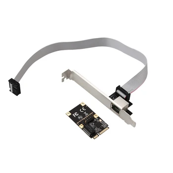 Mini PCIE Single Port Gigabit Tīkla Karte 2500M Ethernet Tīkla Adapteris RJ45 LAN Spēļu Tīkla Karte