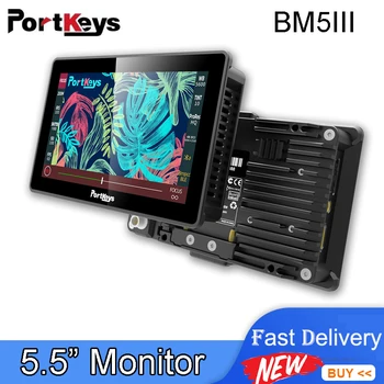 Portkeys BM5III 5.5 collu Kameras Vadības Jomā, Uzraudzīt SARKANO Komodo Z CAM BMPCC 4K/6K/Pro Touch Screen