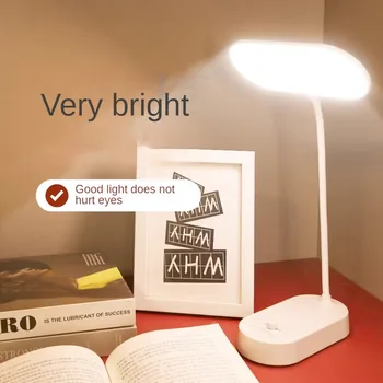 Uzlādes LED Galda Lampa Ideāli piemērots lasīšanai un Studijām Koledžas Kopmītnē