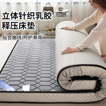Lateksa matracis, spilvenu mājas gultas spilvena kopmītnē studentu vienā tatami matrača īpašu noma