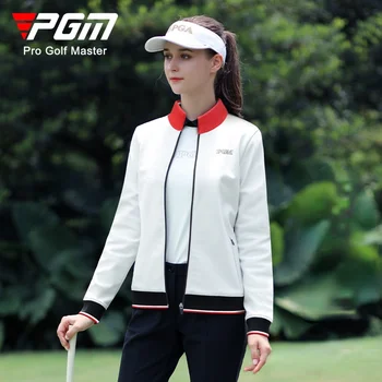 PGM Golfa Jaka Sievietēm ar garām Piedurknēm Vējjaka Golfa Kažoku, Apģērbu Modes Gadījuma Anti-Pilling Dāmas ir Golfa Valkā Jaka S-XL