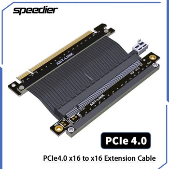 Stāvvadu PCIe 3.0 X16 Stāvvadu Kabeli Saderīga RTX 3090 RX6900xt+NVIDIA Gpu Un AMD 6000 Sērijas GPU Extender Gen3 Par ATX Gadījumā