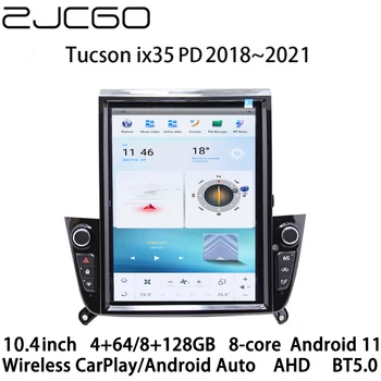 ZJCGO Auto Multimediju Atskaņotājs, Stereo, GPS Navigācijas NAVI Android Tesla Ekrāna, Hyundai Tucson, Ix35 PD 2018 2019 2020 2021