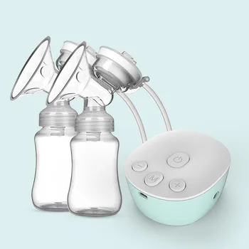 Elektriskā Dubultā Krūts Sūknis USB BPA Bezmaksas Krūšu Sūkņi Bērnu ar Krūti Ar Aprūpes Spilventiņi un Krūts Piena Uzglabāšanas brest sūknis