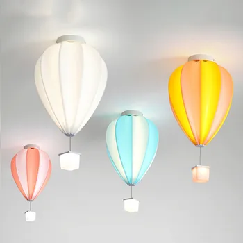 Ziemeļvalstu krāsa, kulons gaismas Unikālo Regulējamas gaisa balonu lampas Bērnu Istabas, Bērnu Istabas, Bērnu meiteņu guļamistaba gaismas