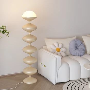 Dizainera Vertikālā Grīdas Lampas Dzīvojamā Istabā Modelis Istabā Gaismu Luksusa Radošo Guļamistabas Gultas Uzlabotas Ģeometriskās Galda Lampa 85-265
