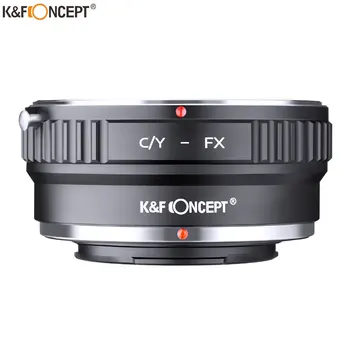 K&F Jēdziens Lēca Mount Adapter Contax/Yashica C/Y Objektīvu, lai Fujifilm FX Mount X-Pro1 Mirrorless Kameras C/Y-FX