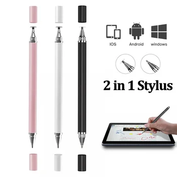 2 In 1 Universal Stylus Zīmēšanas Tablete Kapacitīvais Ekrāns Caneta IPad Pro Gaisa Tablet Android, IOS Smart Lodīšu Pildspalvu