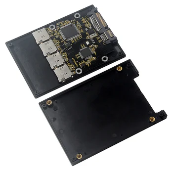 2.5 Collas 4 TF SATA Adapteri Kartes, -Izgatavoti SSD Solid State Drive, Par -SD SATA Grupas RAID Karte