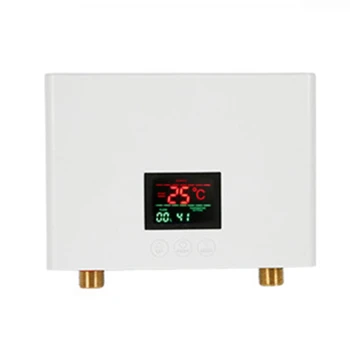 110V, 220V Ūdens Sildītājs Virtuves Sienas Uzstādīts Elektriskais Ūdens Sildītājs LCD Temperatūras Displejs Balts ES Plug