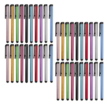 80 Gab Touch Screen Stylus Pildspalvas Smart Phones + Krāsošana Mobilo Universālā Capacitive Pēc Izvēles