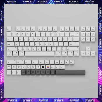 MAC Stilā Keycaps 138 Taustiņu Sublimācijas XDA Augstums PBT Keycap Creative Custom Spēļu Tastatūra Keycaps Komplekts Pc Gamer Piederumi