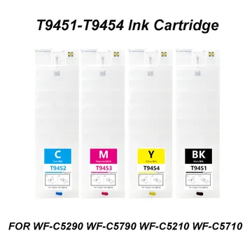 1set nē mikroshēmu Uzpildāmas saderīgs Tintes Kasetnes Epson WF-C5290 WF-C5790 WF-C5210 WF-C5710 Printeri chipless