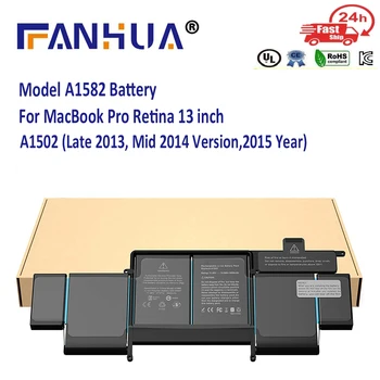 Modelis A1582 Klēpjdatoru Akumulatoru Apple MacBook 2013. gads 2014. gads 2015. Gads Pro ar 13 collu Retina A1502 Akumulators Bezmaksas Rīkiem Dāvanas