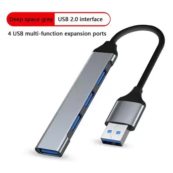 4 In 1 USB 3.0 Hub C Tipa Izplešanās Doks 4 Portu Sadalītājs Daudzu OTG Adapteri, Lai Xiaomi Huawei Tālrunis Macbook USB 3.0 2.0 Porti Jaunas
