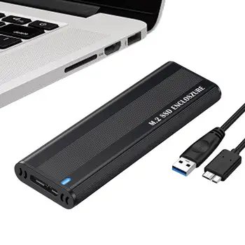 SSD Gadījumā Adapteris Alumīnija Sakausējuma 5Gbps Cietais Disks Kameras Turētājs Kārbas Portatīvie Bez Instrumentu USB Adapteris Nodrošina Datu Lasītājs