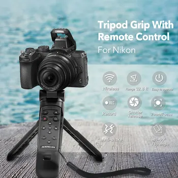 Fotokameru Fotografēšanas Grip Statīva Ceļojumu Statīvi Bezvadu Tālvadības pults Nikon COOLPIX P1000 P950 B600 A1000 Z50 Z30 Z6II Z7II Zfc