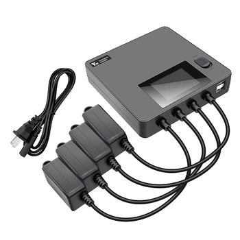 KARSTĀ-6-In-1 Ciparu Displejs Akumulatora Lādētājs Mini 3 Pro Dūkoņa Akumulatora Uzlādēšanas Mezgls Ātri Smart Lādētājs Ar USB