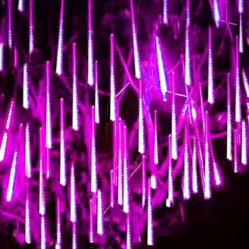 30/50cm Meteor Duša Lietus LED String Apgaismojums Ūdensnecaurlaidīgs Ziemassvētku Āra Terases Rotājumi Kāzu Navidad Koku Svētku Dekori