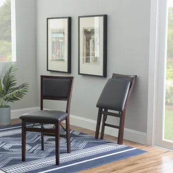 Linon Kristle Ēdamistabas Krēsls, Komplekts, 2, Tumši Brūnā pusdienu krēsls dinning galds, krēsli āra krēslu un galda
